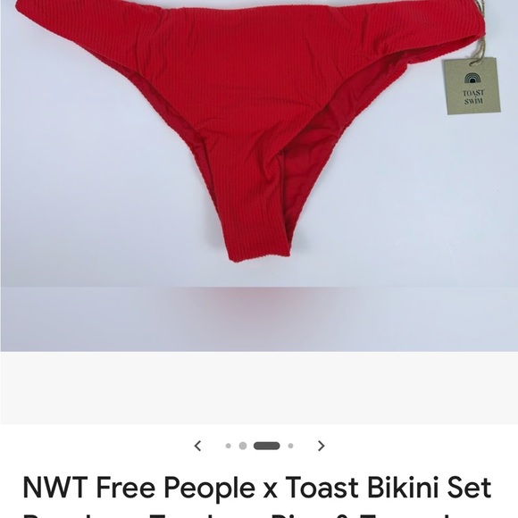 Red Ruffled Bikini Set - Picture 11 of 12